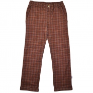 Brown Check Pants